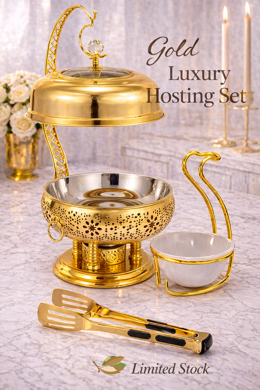 Gold Luxury Hosting Set