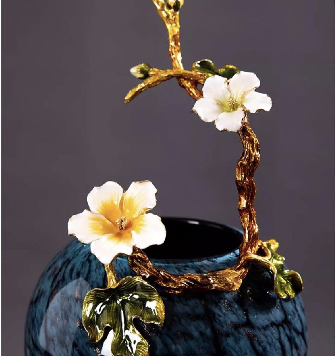 Handmade Cloisonne Enamel Glass Vase